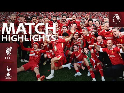 Highlights: Liverpool 5-1 Tottenham | We Are Premier League CHAMPIONS! img