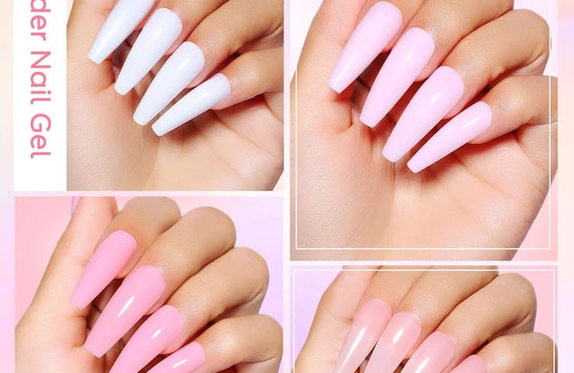 Light pink PolyGel Nail extension img